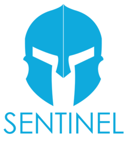 blue sentinel secure chat logo
